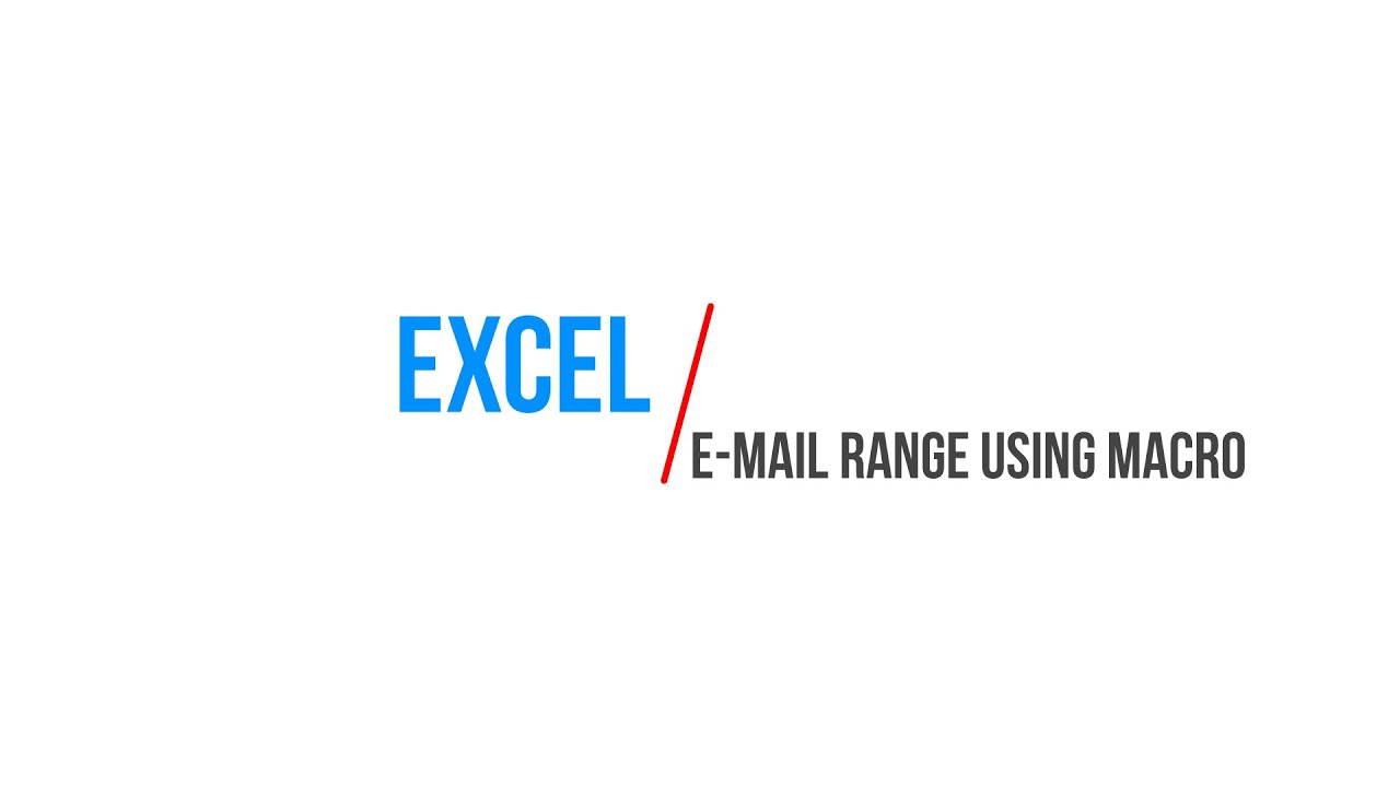 how to use macros in excel to send email for mac